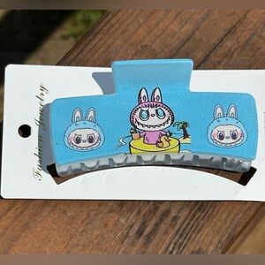 NEW Labubu Inspired Claw Clip - Blue